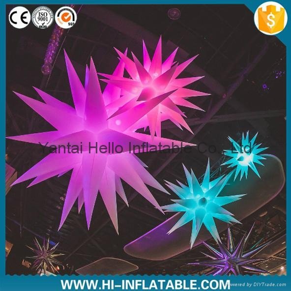 Hot sale air blown inflatable star for event club decor 2
