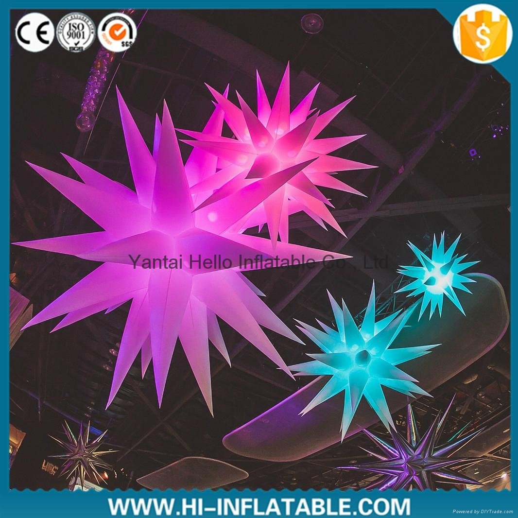 Hot sale air blown inflatable star for event club decor 5