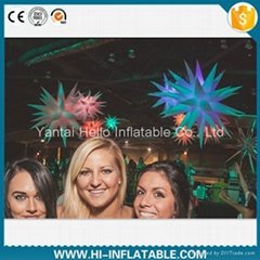 Hot sale air blown led light star balloon for party decoration