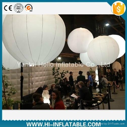 Hot sale led light inflatable ball decoration for wedding event