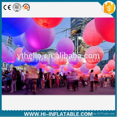 Colorful air blown inflatable balloon for event decoration