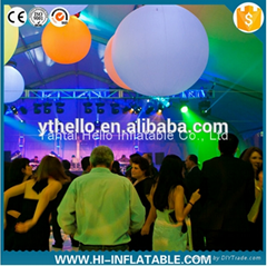 Colorful led twinkle inflatable balloon for event decor
