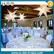 Hot sale led twinkle inflatable star balloon for wedding decoration 2