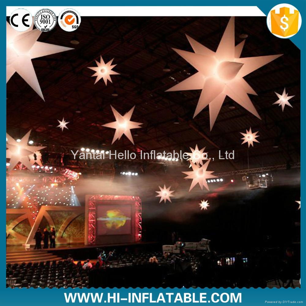 Christmas festival use inflatable led star decoration for sale 2