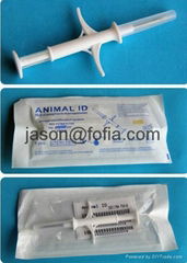 RFID Animal ID Microchip 134.2khz FDX-B with ICAR 