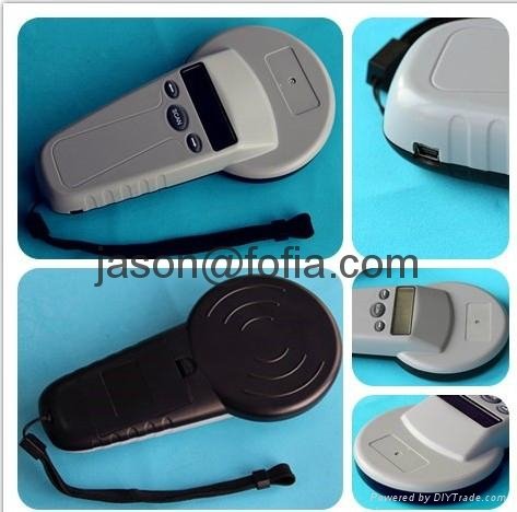 Handheld RFID animal ID Reader support ISO11784/5 FDX-B  2