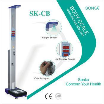 SK-CK Hospital Infrared Thermal Sensor Ultrasonic Height And Weight Machine