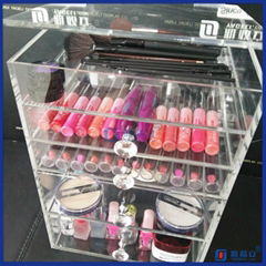  Acrylic makeup organizer