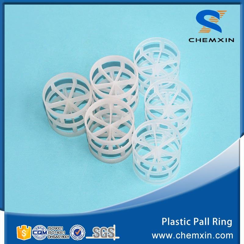 Plastic pall ring in plastic random packing 2
