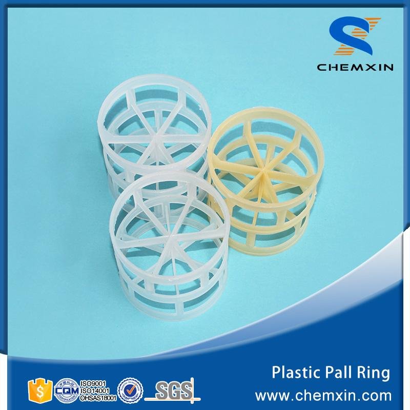Plastic pall ring in plastic random packing 4