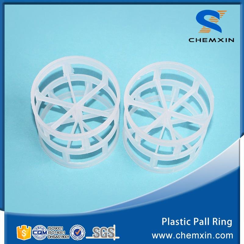 Plastic pall ring in plastic random packing 5