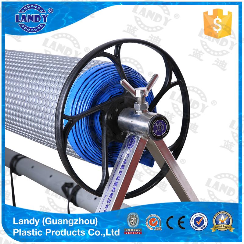 2016 Newest swimming pool cover roller/reel with aluminum pole frame 5