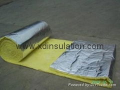 Heat Insulation Fiber Glass Wool Blanket With Aluminium Foil