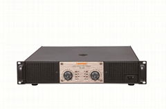 2U class H professional power amplifier (2*600W at 8 honm)