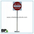 traffic safety sign square sign post for