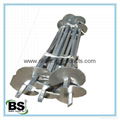 hot sale steel round shaft helical pier