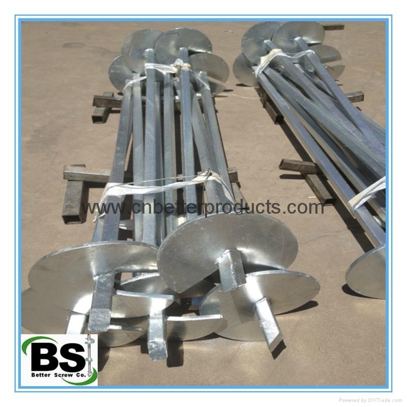 sale square shaft helical pier for house foundation 4