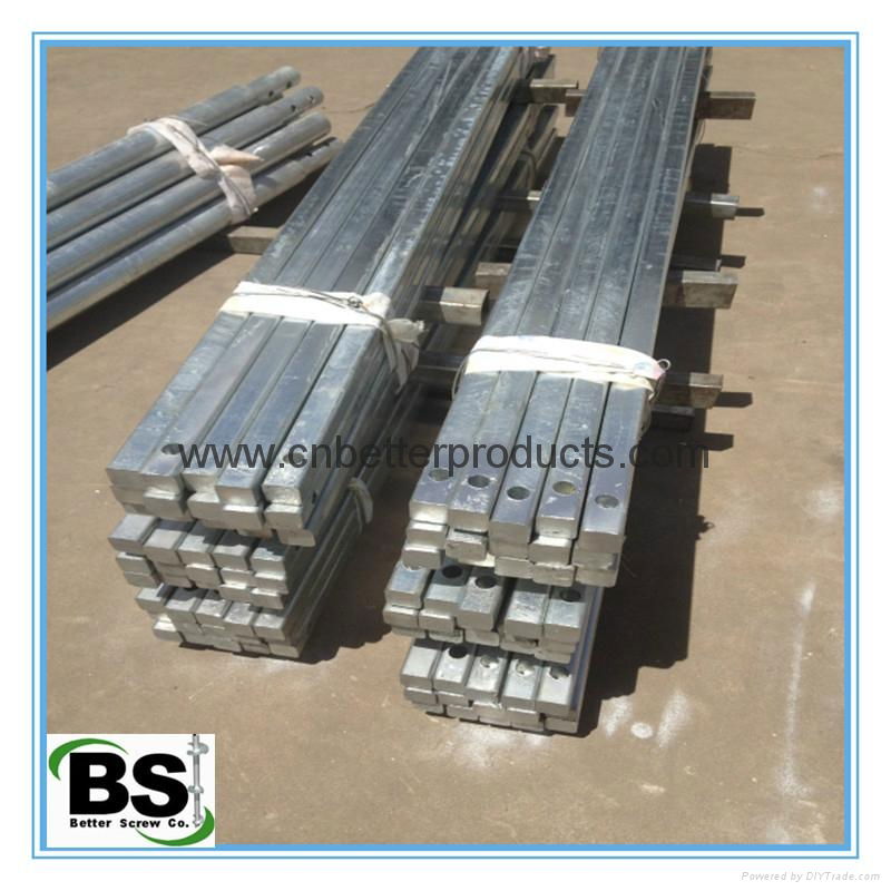 sale square shaft helical pier for house foundation 3
