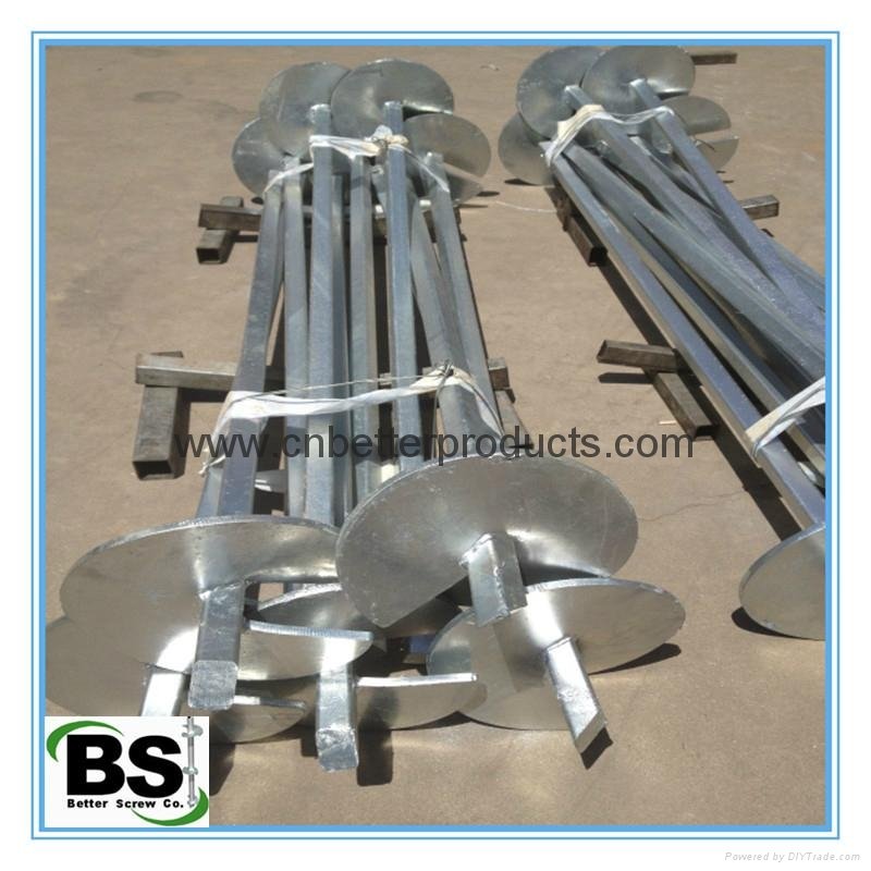 china low price square bra shaft helical pier 