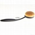 1 piece single oval tooth brush foundation makeup brush