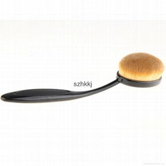 1 piece single oval tooth brush foundation makeup brush