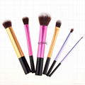 6 pcs kabuki makeup facial cleaning brush make up tools 2