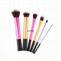 6 pcs kabuki makeup facial cleaning brush make up tools 3