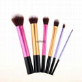 6 pcs kabuki makeup facial cleaning brush make up tools 4