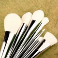 New Arrival bold metal handle synthetic hair 7pcs Makeup Brush Set 5