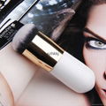 fashion design white handle gold ferrule kabuki foundation makeup brush  5