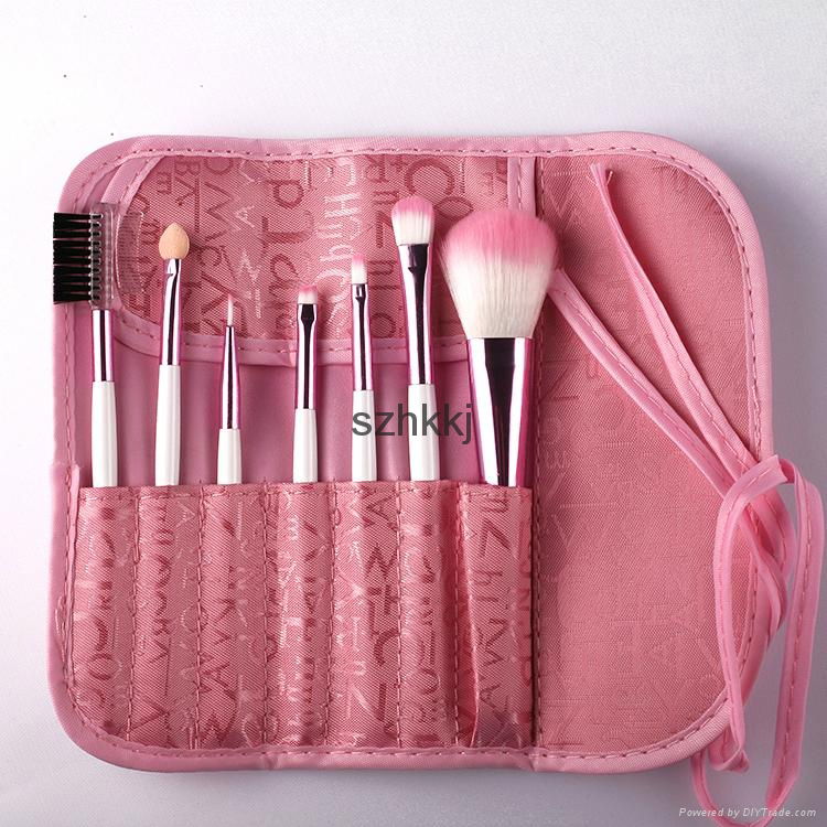 7 PCS Professional beauty Make up Brushes Foundation Brush Cosmetic Set 2