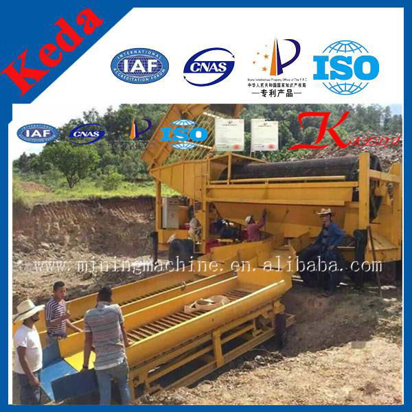 Mobile Alluvial Gold Mining Machine for Export 2