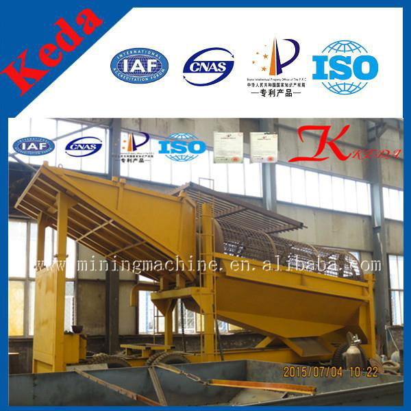 Mobile Alluvial Gold Mining Machine for Export 3