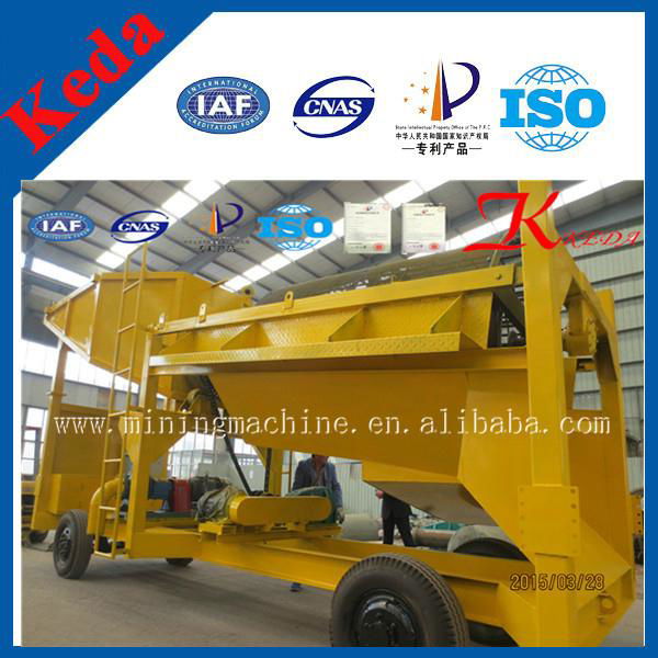 Mobile Alluvial Gold Mining Machine for Export 5