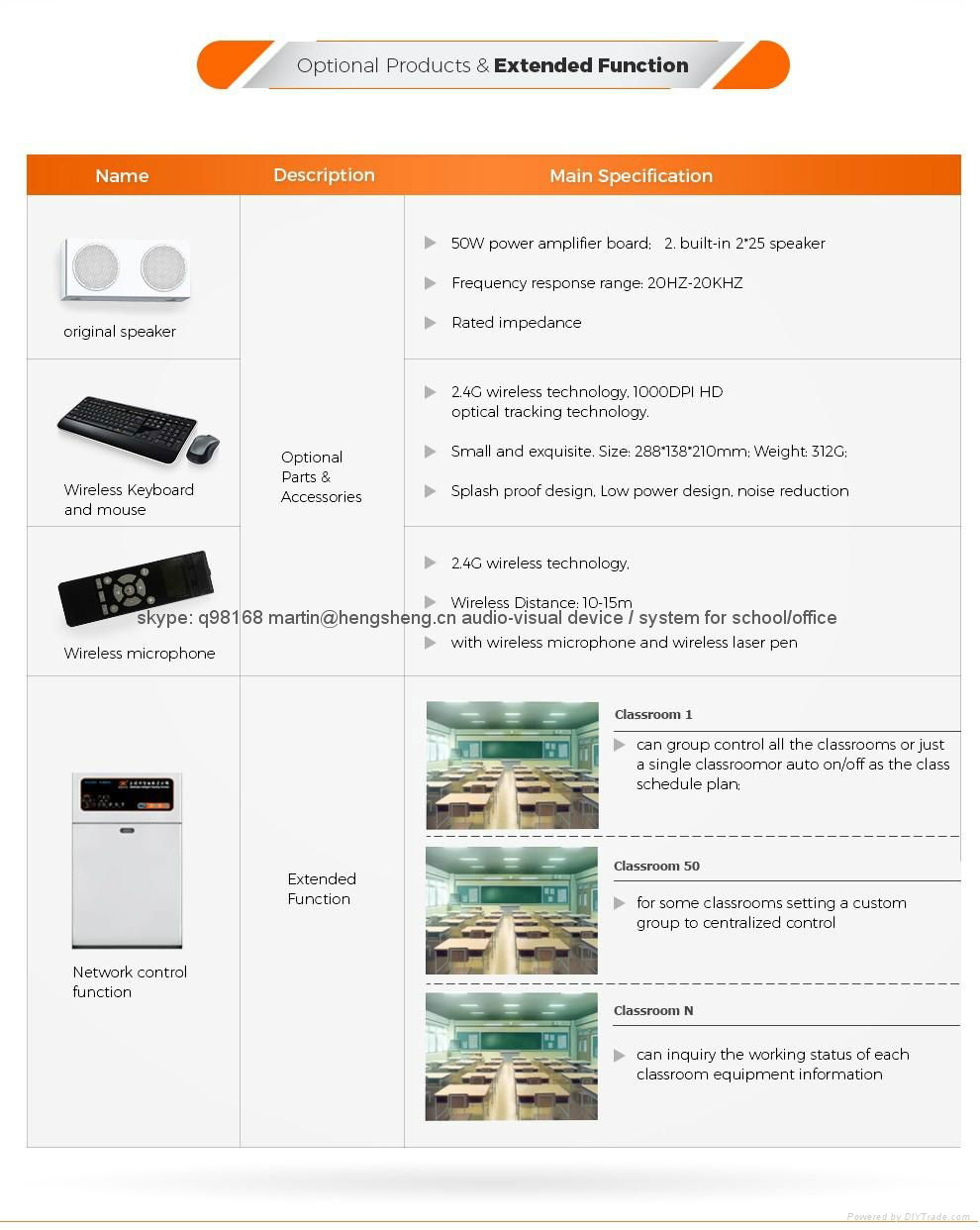 Digital Classroom Educational Presenting Solution Multimedia all-in-one 3