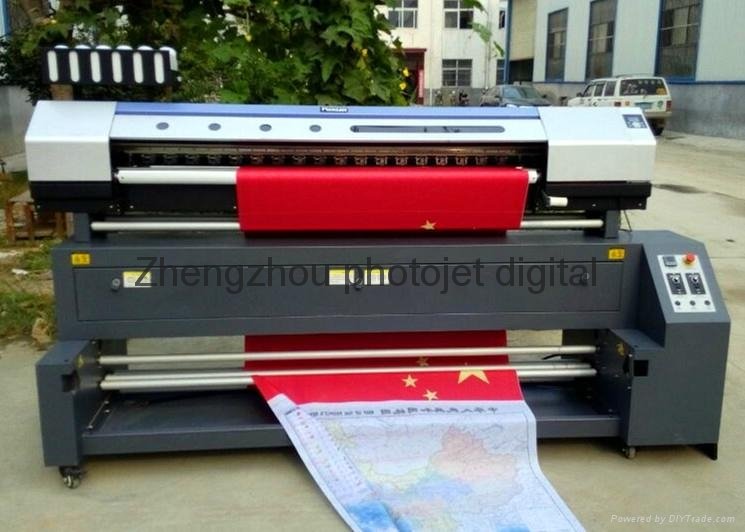 Single printer head Sublimation printer machine for banners printing   2