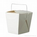 Disposable Chinese Take Out Box /Noodle Box With Plastic Handle