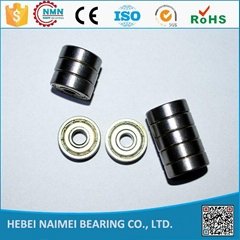China factory mini type ball bearing 607 608 625 zz 2rs for skateboard 