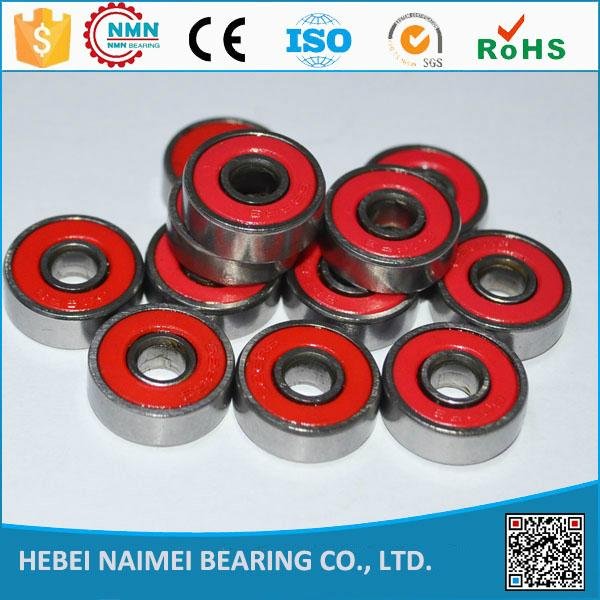 Factory min RED deep groove ball bearing 625 2RS  for small machine 