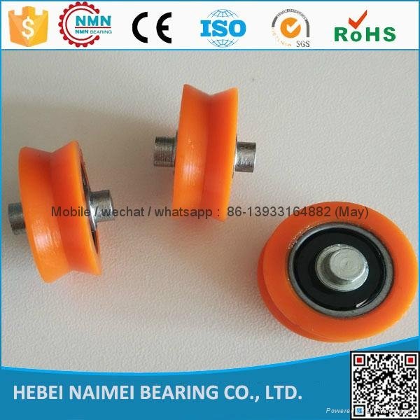china factory 608ZZ v groove delrin window roller  5