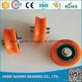 china factory 608ZZ v groove delrin window roller  5