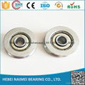 factory Low Noise and Long Working Life small u groove bearings roller 5*21*7mm  2