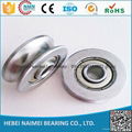 factory Low Noise and Long Working Life small u groove bearings roller 5*21*7mm  3