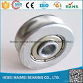 factory Low Noise and Long Working Life small u groove bearings roller 5*21*7mm  4