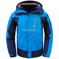 wholesale warm windproof hooded mens outdoor fleece boned softshell jacket 1