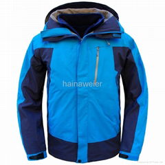 wholesale warm windproof hooded mens outdoor fleece boned softshell jacket