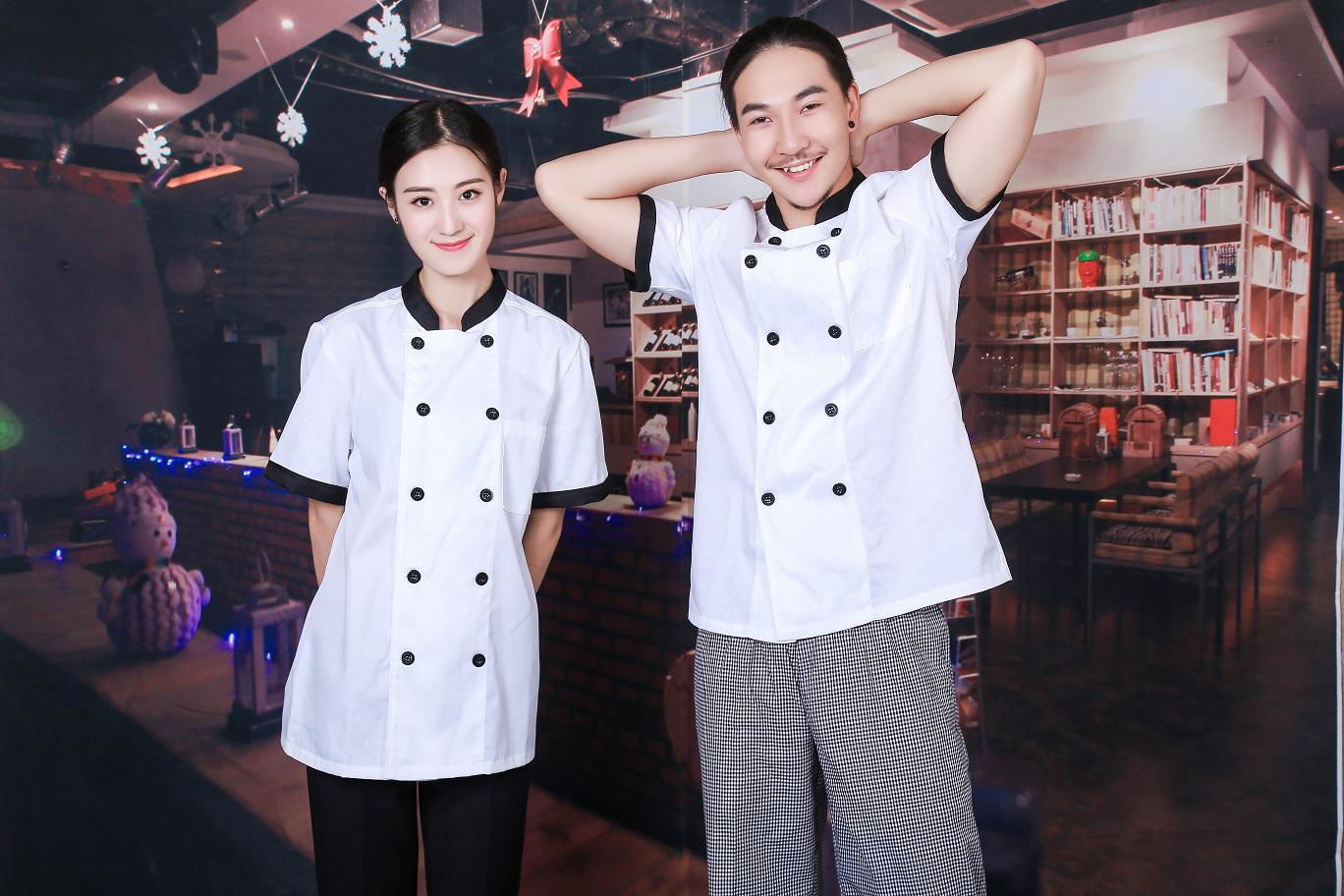 hot selling high quality chef jacket restaurant uniform kitchen cooking chefcoat