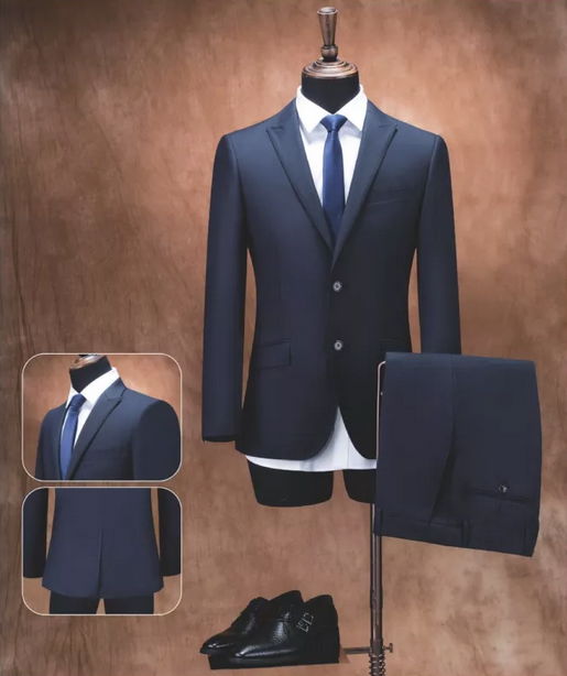 100% wool custom two buttons classic mens tailored suits，OEM welcome