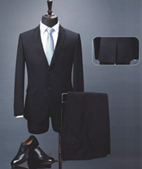 Men's Custom Made Slim Fit Notch Lapel Suit 