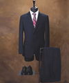 Custom made mens Virgin Wool Suit, Slim Fit 1